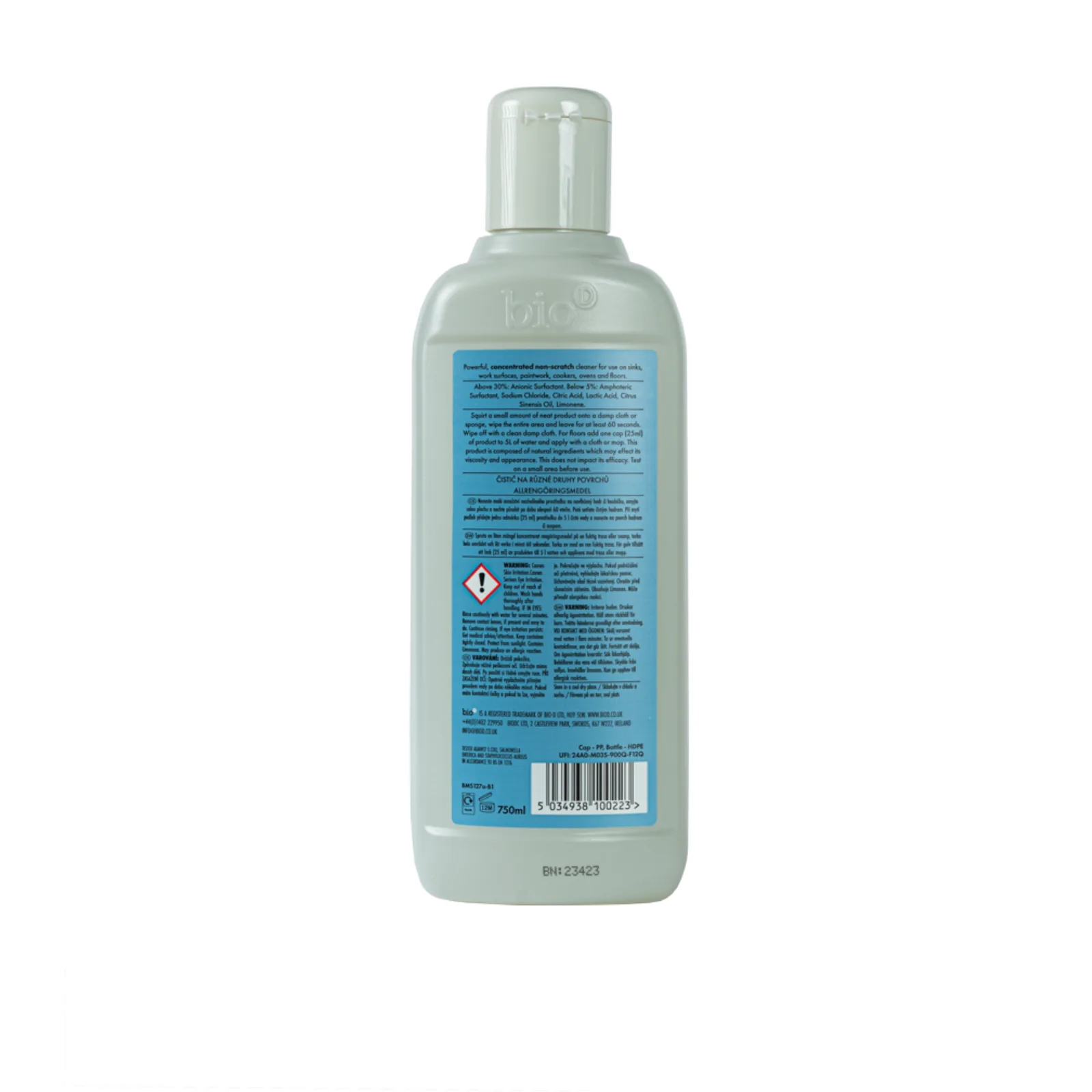 Dung dịch diệt khuẩn đa năng Bio-D 750ml - Ảnh 3