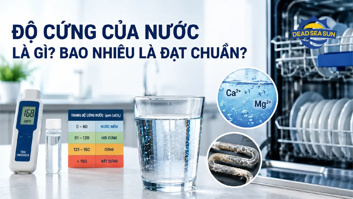 Độ cứng của nước là gì? Bao nhiêu là đạt chuẩn?