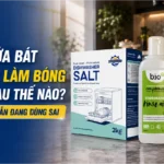Muối rửa bát và nước làm bóng khác nhau thế nào?