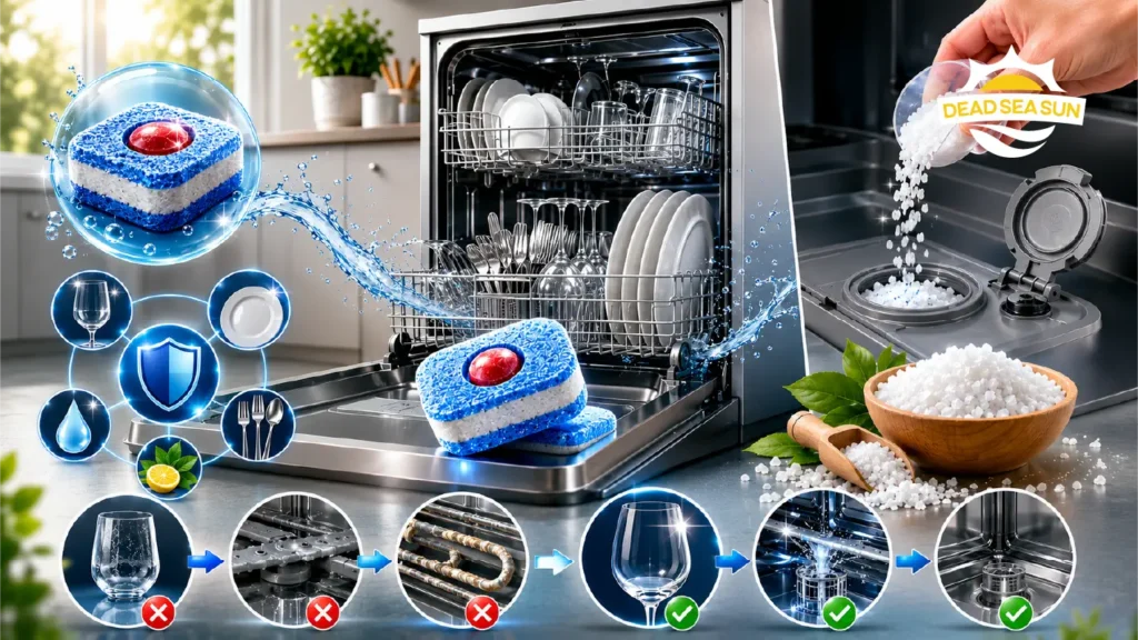 Viên rửa bát All-in-one có cần muối không?